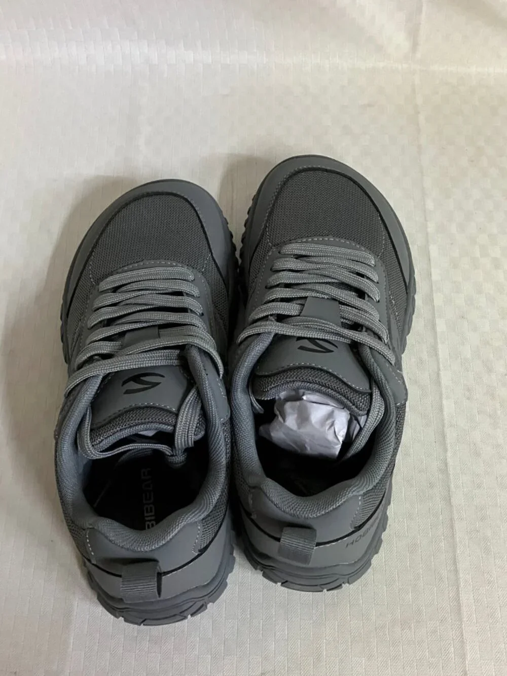 Grey Women's Mesh & Synthetic Running Sneakers